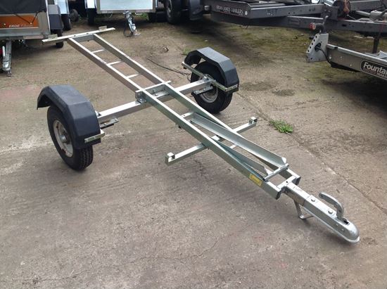 collapsible motorbike trailer