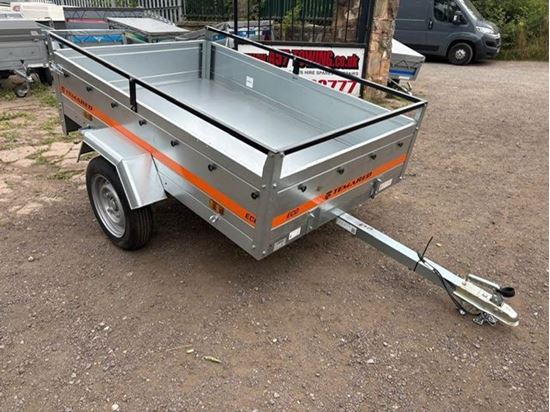 Picture of Car Trailer with Top Rail