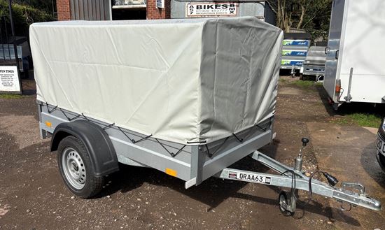 Picture of Niewiadow Car Trailer with Highbars and Cover